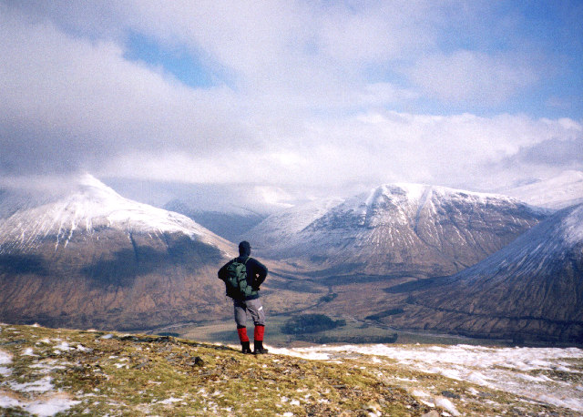 Beinn Bhreac-liath: Looking NE to the Auch Gleann from Beinn Bhreac-Liath - geograph.org.uk - 86840